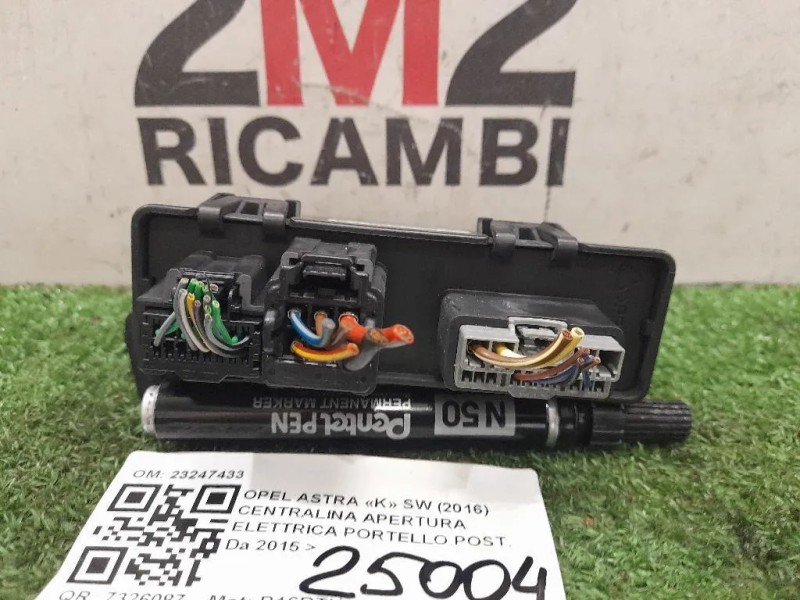Centralina Apertura Elettrica Portello POST 23247433 Opel Astra K SW 2016