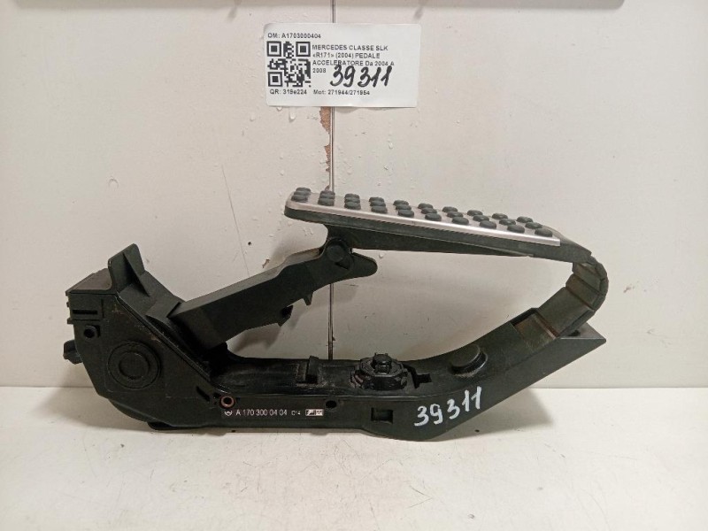 Pedale Acceleratore A1703000404 Mercedes Classe SLK R171 2004