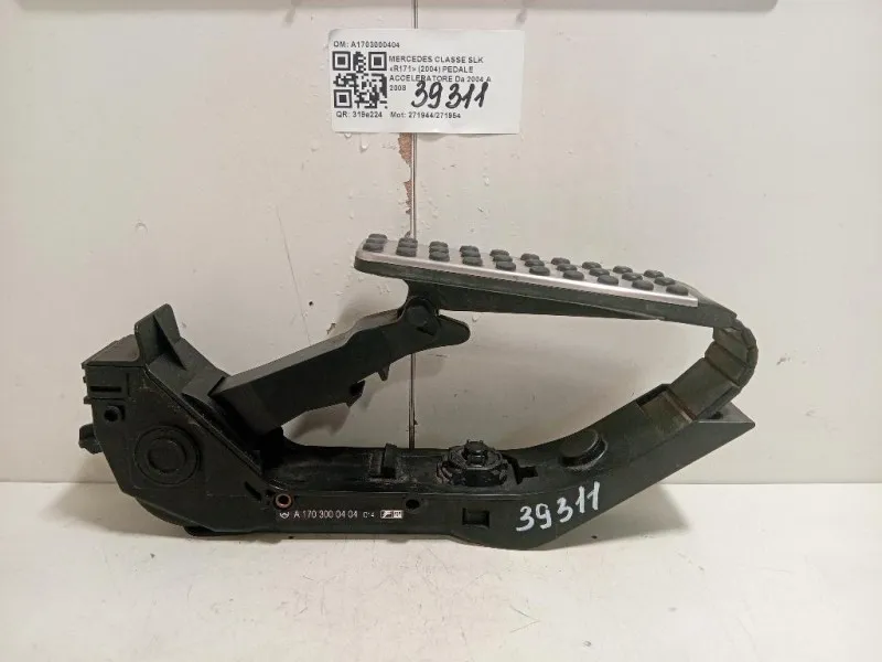 Pedale Acceleratore A1703000404 Mercedes Classe SLK R171 2004