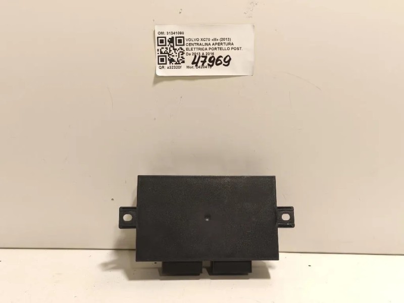 Centralina Apertura Elettrica Portello POST 31341090 Volvo XC70 III 2013