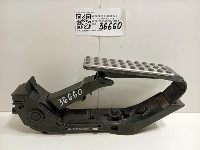 Pedale Acceleratore A1703000404 Mercedes Classe SLK R171 2004