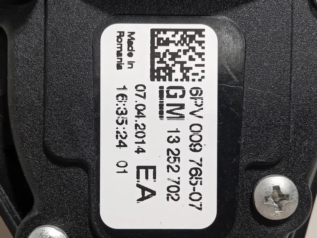 Pedale Acceleratore 6PV009765-07 Opel Astra J 2012