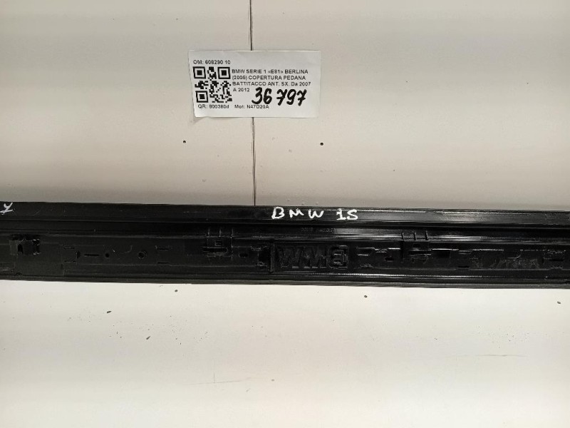 Copertura Pedana Battitacco ANT SX 608290 10 Bmw Serie 1 E81 Berlina 2005