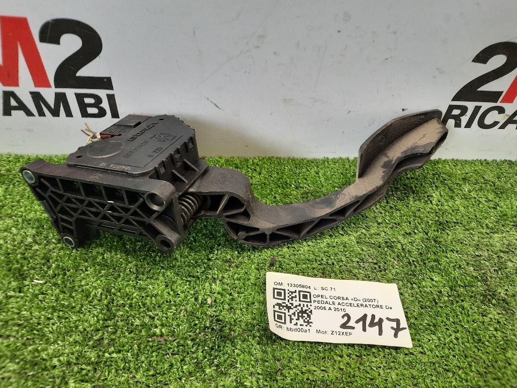 Pedale Acceleratore 13305804 Opel Corsa D 2007