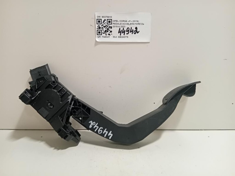Pedale Acceleratore 98378918 Opel Corsa F 2019