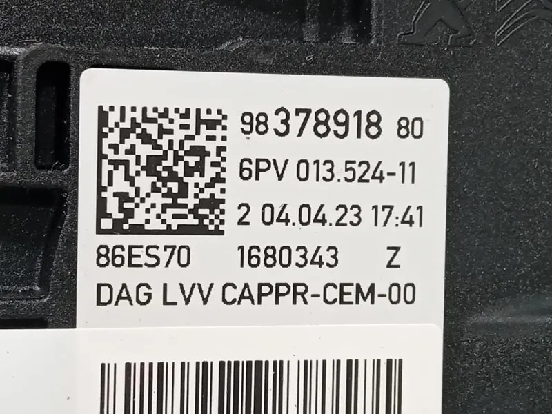 Pedale Acceleratore 98378918 Opel Corsa F 2019