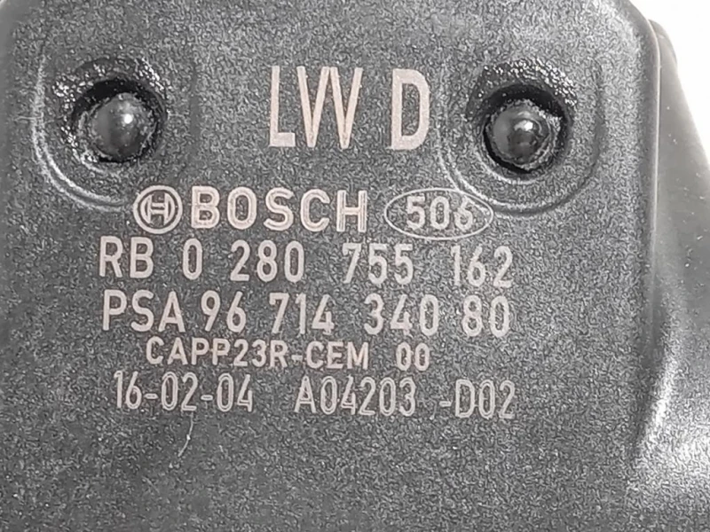 Pedale Acceleratore 9671434080 Peugeot 2008 I 2016