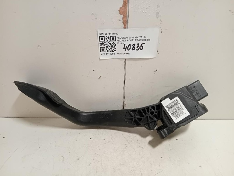 Pedale Acceleratore 9671434080 Peugeot 2008 I 2016