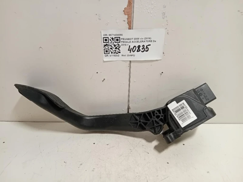 Pedale Acceleratore 9671434080 Peugeot 2008 I 2016
