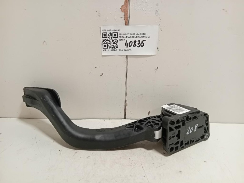 Pedale Acceleratore 9671434080 Peugeot 2008 I 2016