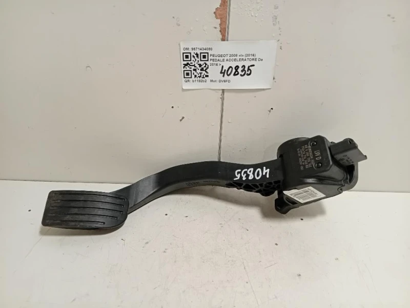 Pedale Acceleratore 9671434080 Peugeot 2008 I 2016