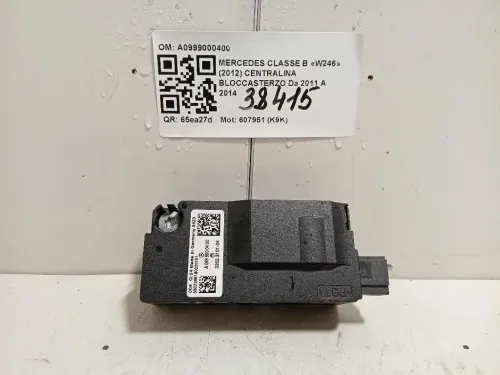 Centralina Bloccasterzo A0999000400 Mercedes Classe B W246 2012