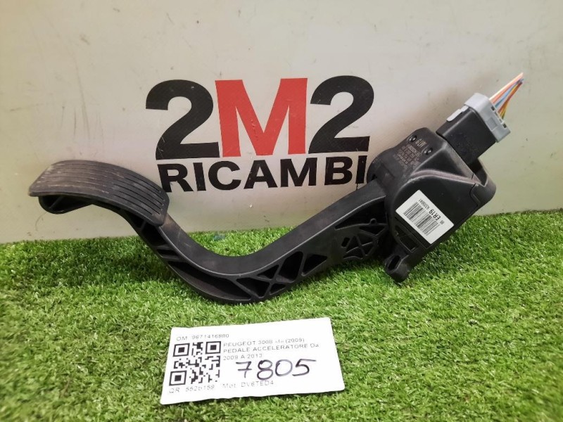 Pedale Acceleratore 9671416880 Peugeot 3008 I 2009