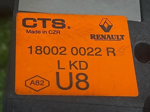 Pedale Acceleratore 180020022R Renault Mégane III 2009