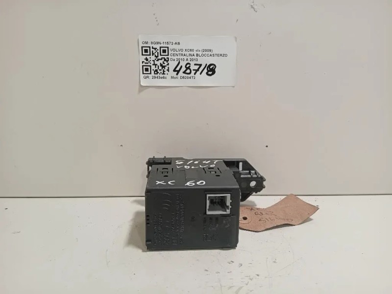 Centralina Bloccasterzo 8G9N-11572-AB Volvo XC60 I 2009