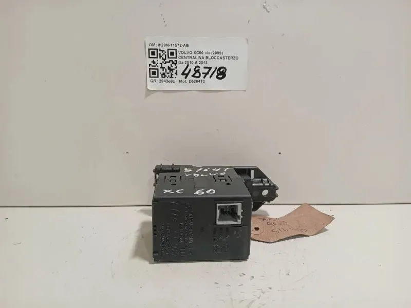 Centralina Bloccasterzo 8G9N-11572-AB Volvo XC60 I 2009
