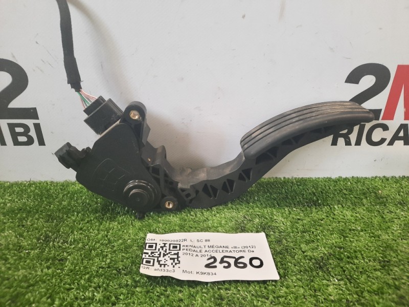 Pedale Acceleratore 180020023R Renault Mégane III 2012