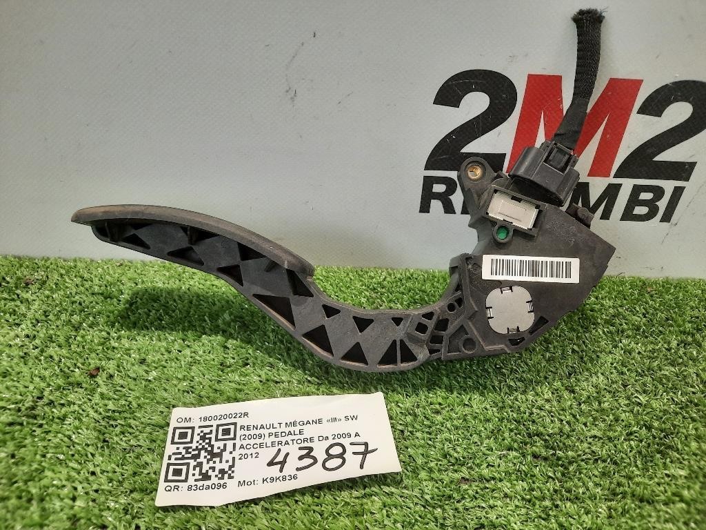 Pedale Acceleratore 180020022R Renault Mégane III SW 2009