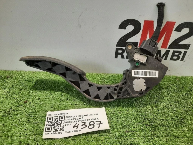 Pedale Acceleratore 180020022R Renault Mégane III SW 2009