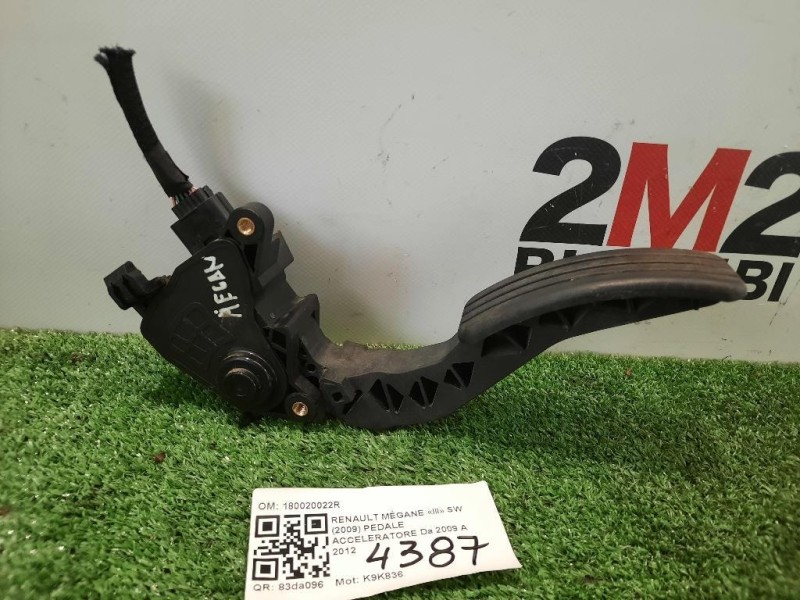 Pedale Acceleratore 180020022R Renault Mégane III SW 2009