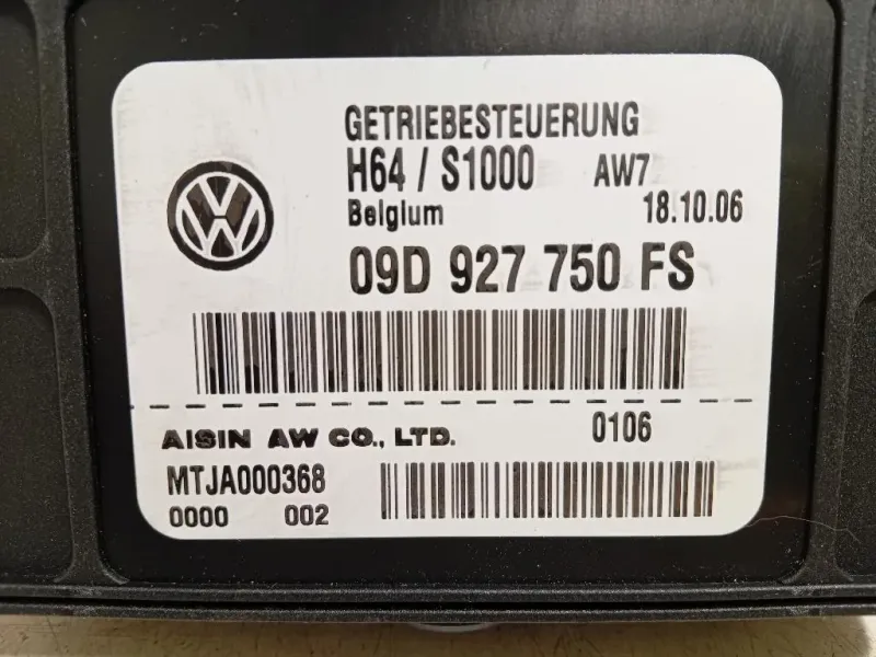 Centralina Cambio 09D 927 750 FS Audi Q7 4LB 2006