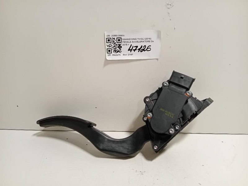 Pedale Acceleratore 20550-35900 Ssangyong Tivoli 2015