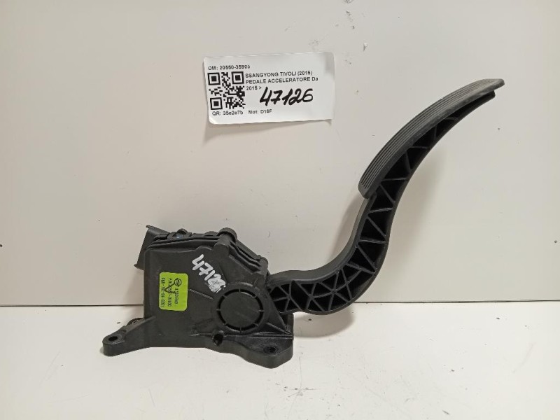 Pedale Acceleratore 20550-35900 Ssangyong Tivoli 2015