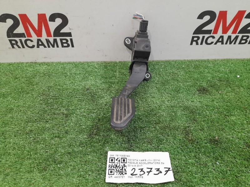 Pedale Acceleratore 781100D160 Toyota Yaris IV 2014