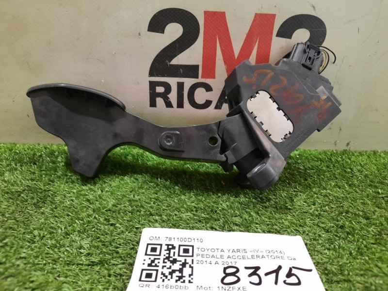 Pedale Acceleratore 781100D110 Toyota Yaris IV 2014