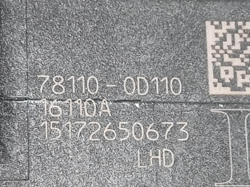 Pedale Acceleratore 78110-0D110 Toyota Yaris IV 2017