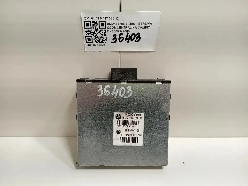 Centralina Cambio 6142 9 127 088 12 Bmw Serie 3 E90 Berlina 2005