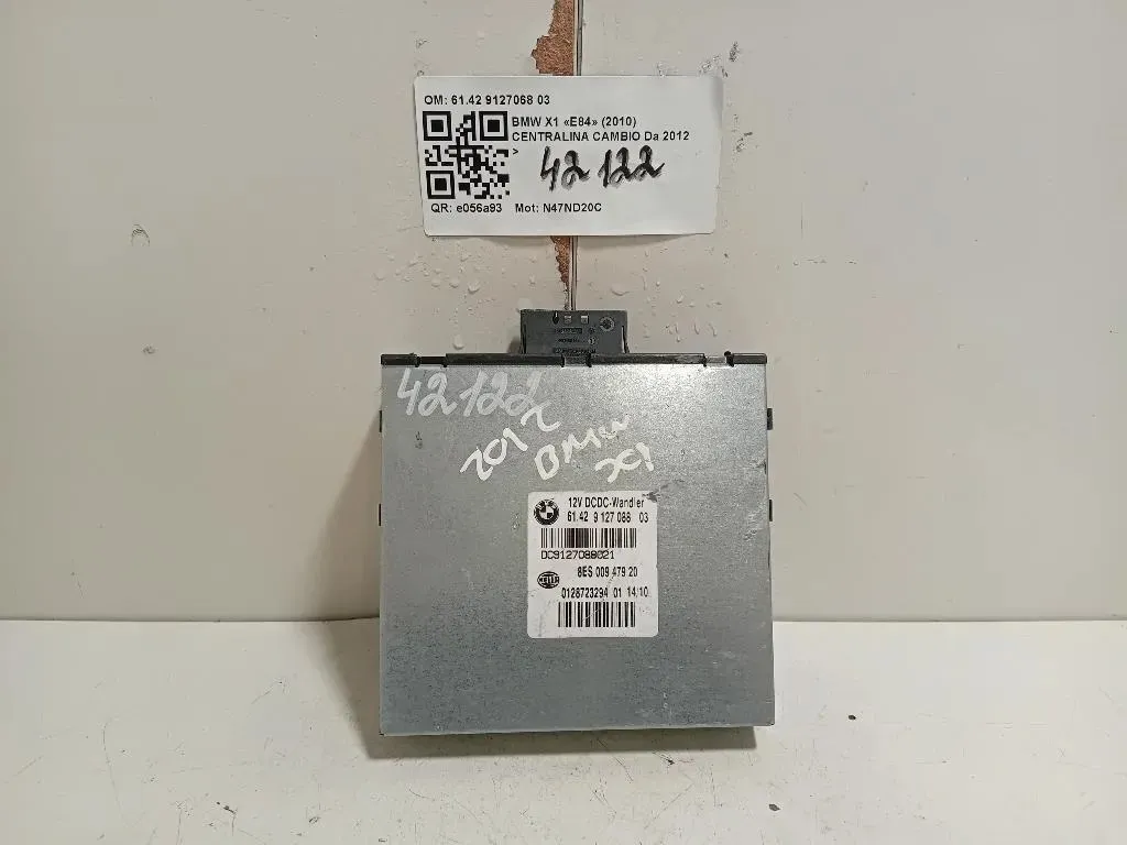 Centralina Cambio CONVERTITORE CENTRALINA 6142 9127068 03 Bmw X1 E84 2010