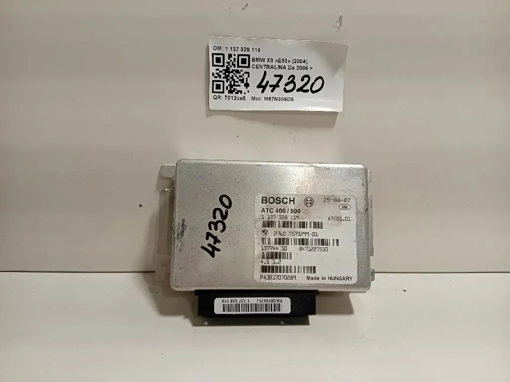 Centralina Cambio 1 137 328 119 2760757029901 CENTRALINA CAMBIO Bmw X3 E83 2004