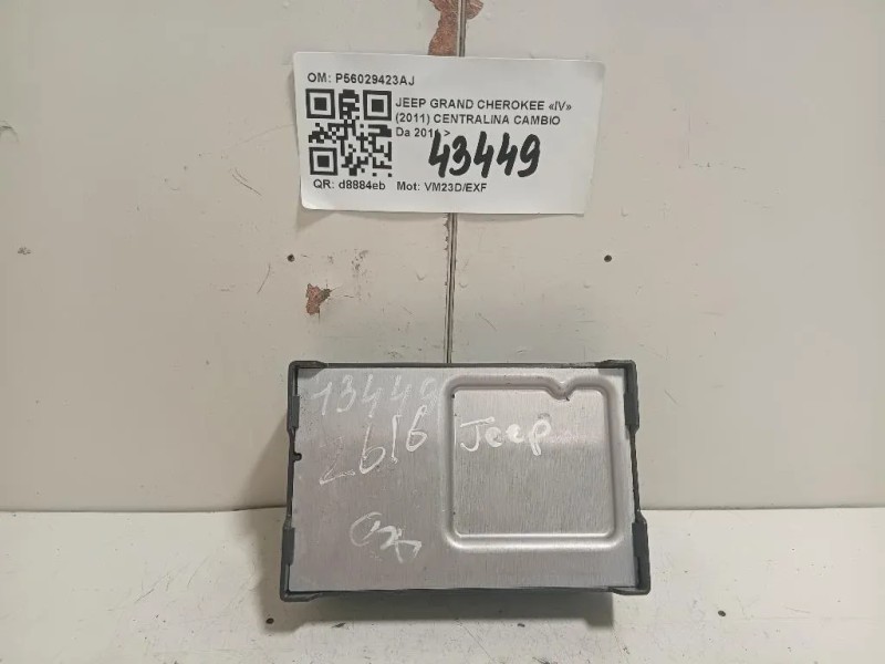 Centralina Cambio P56029423AJ Jeep Grand Cherokee IV 2011