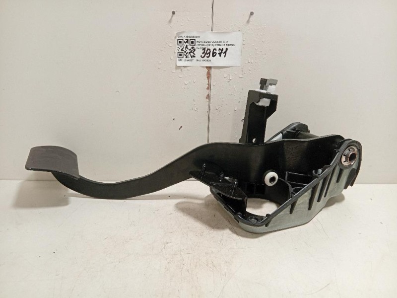 Pedale Freno A1662940001 Mercedes Classe GLE W166 2015