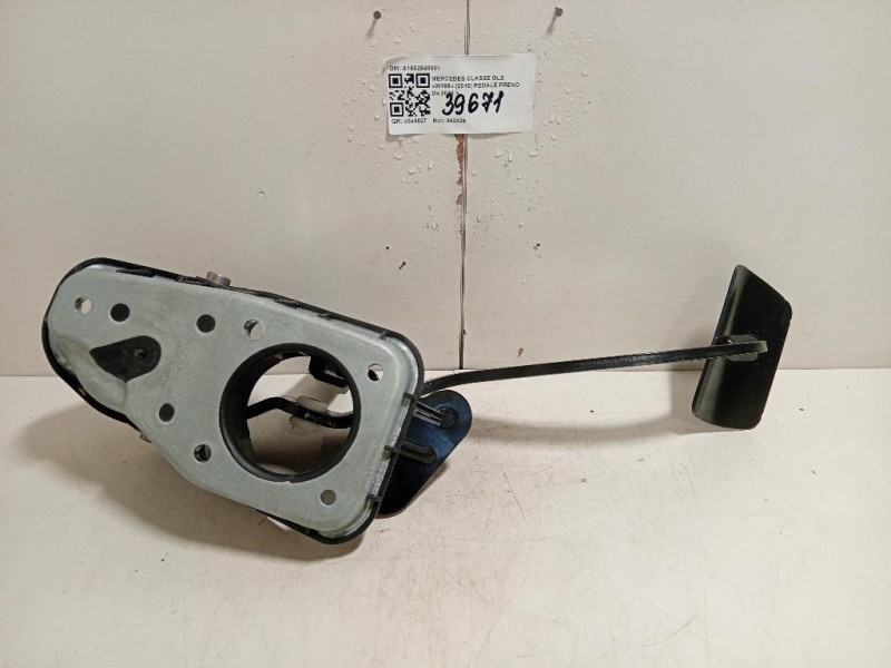 Pedale Freno A1662940001 Mercedes Classe GLE W166 2015