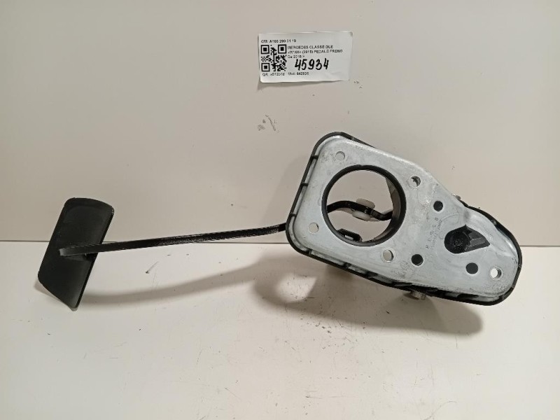 Pedale Freno A166 290 01 19 Mercedes Classe GLE W166 2015