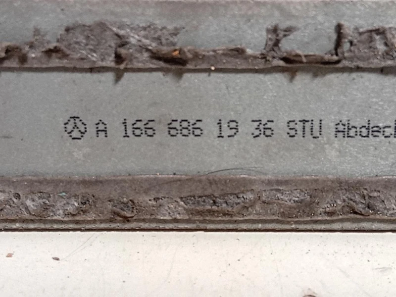 Pedana Battitacco ANT DX A166 686 19 36 SX+DS Mercedes Classe ML W166 2012