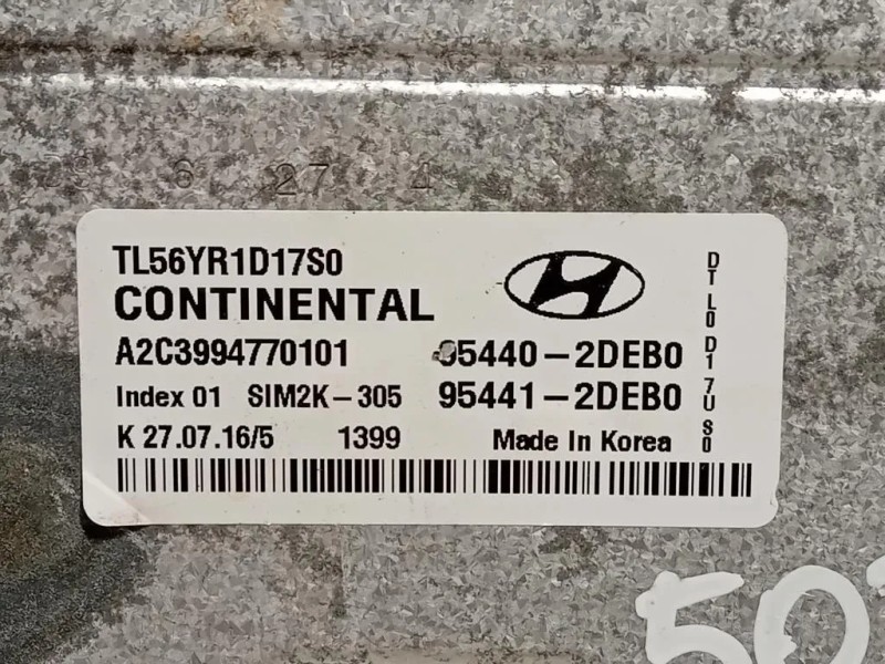Centralina Cambio Autrevisionata 95440-2DEB0 Hyundai Tucson II 2015