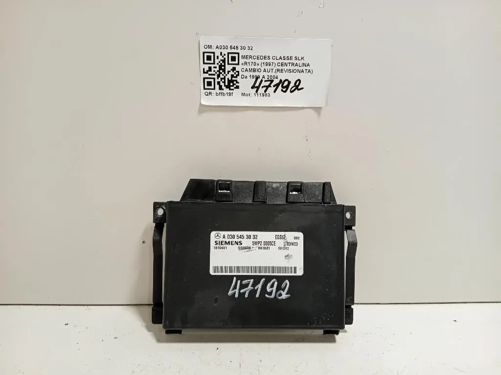 Centralina Cambio Autrevisionata A030 545 30 32 Mercedes Classe SLK R170 1997