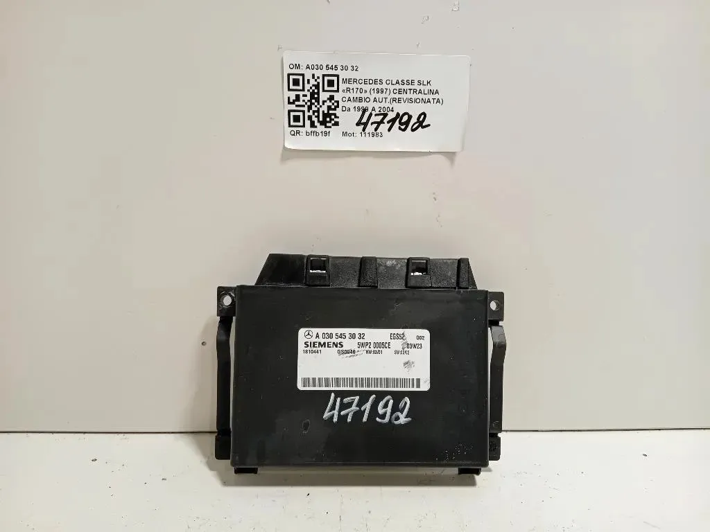 Centralina Cambio Autrevisionata A030 545 30 32 Mercedes Classe SLK R170 1997