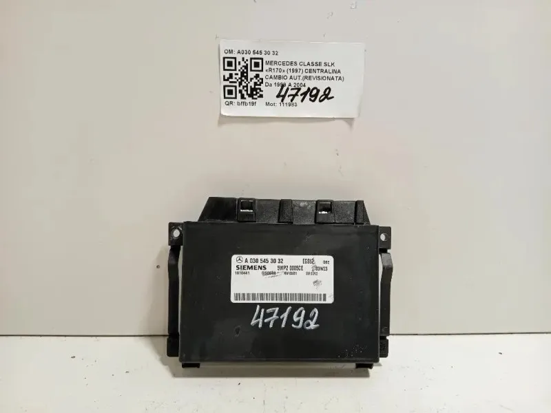 Centralina Cambio Autrevisionata A030 545 30 32 Mercedes Classe SLK R170 1997
