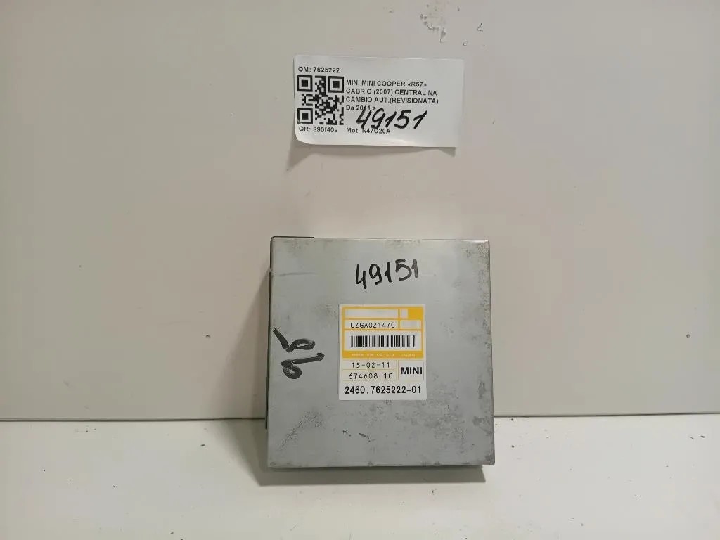 Centralina Cambio Autrevisionata 7625222 Mini MINI Cooper R57 Cabrio 2007