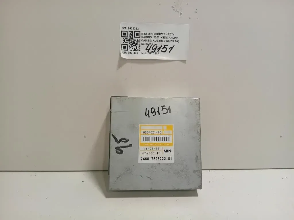 Centralina Cambio Autrevisionata 7625222 Mini MINI Cooper R57 Cabrio 2007