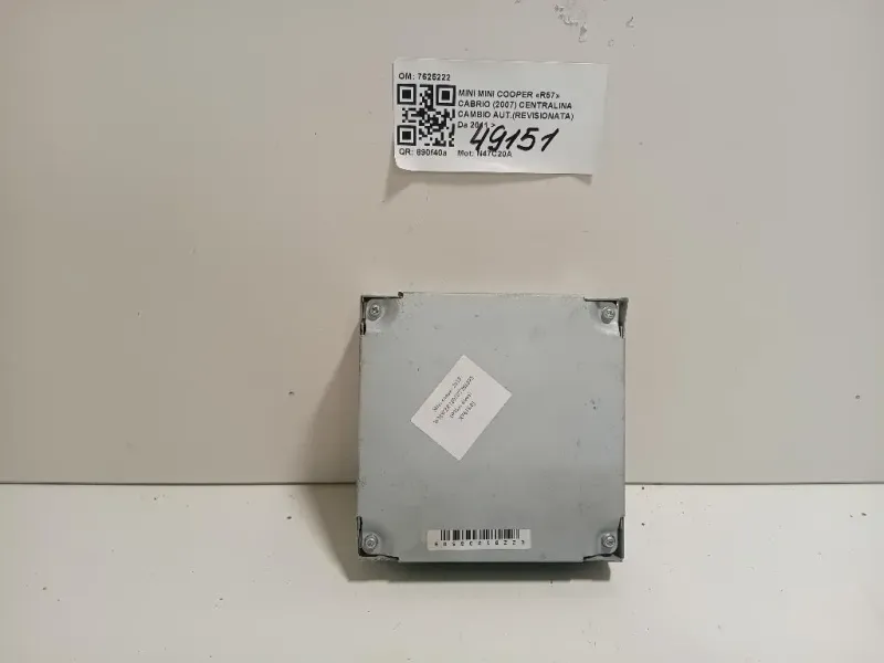 Centralina Cambio Autrevisionata 7625222 Mini MINI Cooper R57 Cabrio 2007