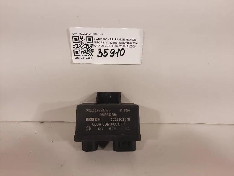 Centralina Candelette 9X2Q12B533 BB Land Rover Range Rover Sport I 2005