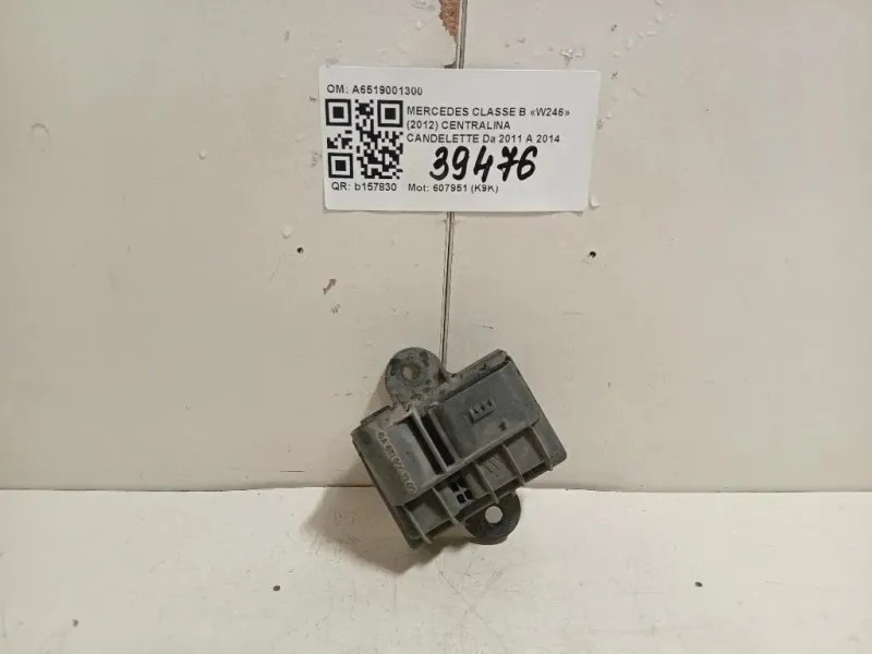 Centralina Candelette A6519001300 Mercedes Classe B W246 2012