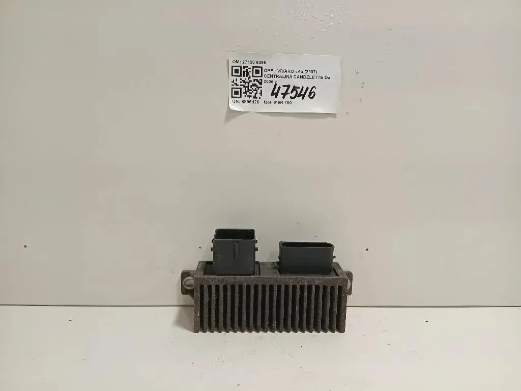 Centralina Candelette 27120 6395 Opel Vivaro A 2007