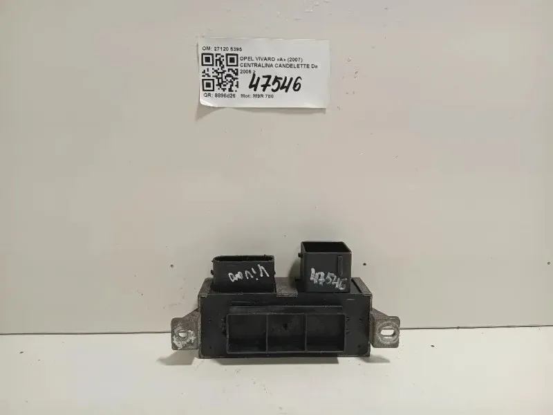 Centralina Candelette 27120 6395 Opel Vivaro A 2007