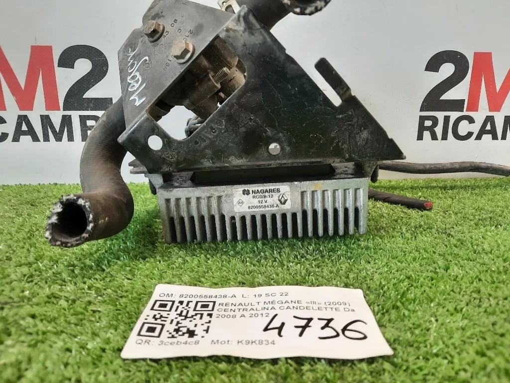 Centralina Candelette 8200558438-A Renault Mégane III 2009